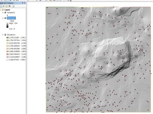 Hillshade based on well chosen sampling