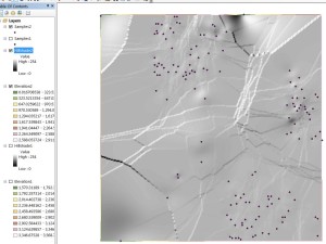 Hillshade based on poorly chosen sampling