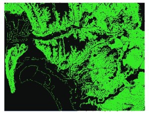 Result of raster Slope analysis